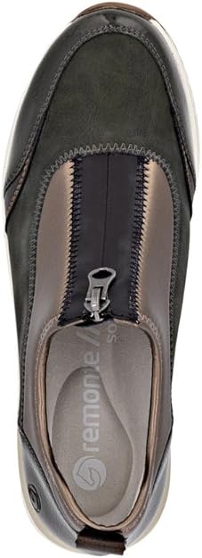 Pantofi dama din material sintetic, Remonte, D0T08-54, verde inchis - Img 6