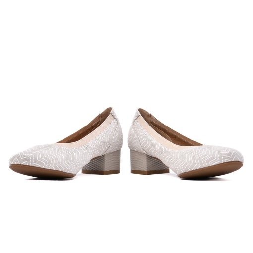 Pantofi dama din piele intoarsa, Karisma, JIJI80048B 97-I, bej - Img 5