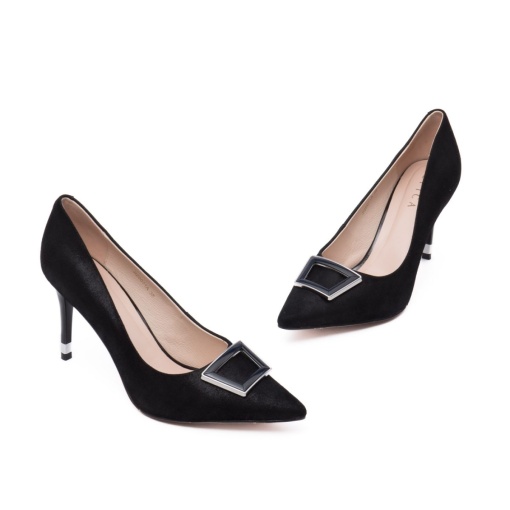 Pantofi dama eleganti, piele naturala, JIJI20071A 01-I, negru - Img 2