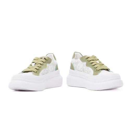 Pantofi dama PASS Collection, 2USL60008C J9-Z din piele naturala, alb - Img 5