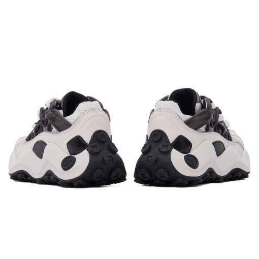 Pantofi dama sport din piele mix, Gryxx Z6ZJ80004A 47-Z, alb negru - Img 6