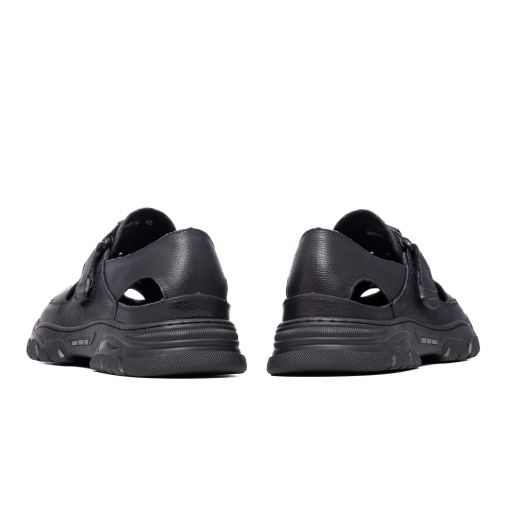Pantofi de vara din piele, WM816 negru - Img 3