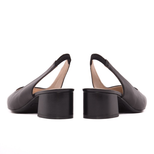 Pantofi eleganti decupati din piele naturala, Caprice, 9-29500-42 022, negru - Img 6