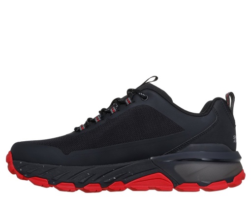 Skechers 237669 BKRD - negru / roșu - detaliu profil
