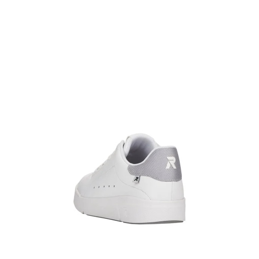 Pantofi Sport Damă Rieker 41902-80 Albi - Piele Naturală - MemoSoft - Img 3