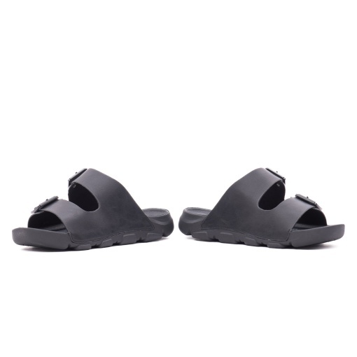 Papuci barbati din piele naturala, JEEP, DAYTONA JM61120A 062 BLACK, negru - Img 5