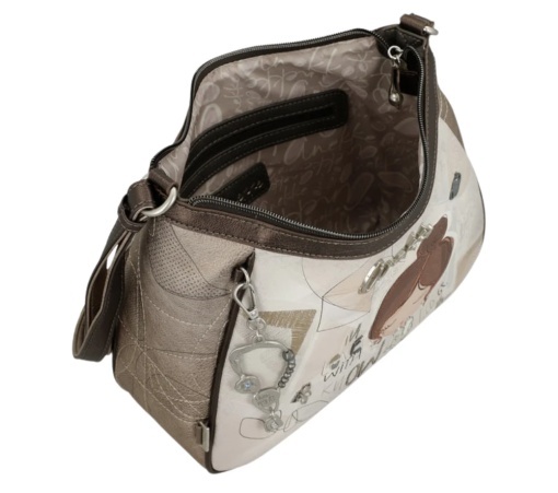 Poșetă Casual Anekke Aurie 42803-002 - Design Artistic - 30 cm - Img 5
