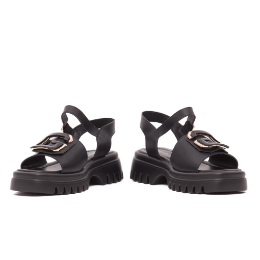 Sandale dama din piele naturala, Gryxx, W1V1129-D16-1A, negru - Img 5