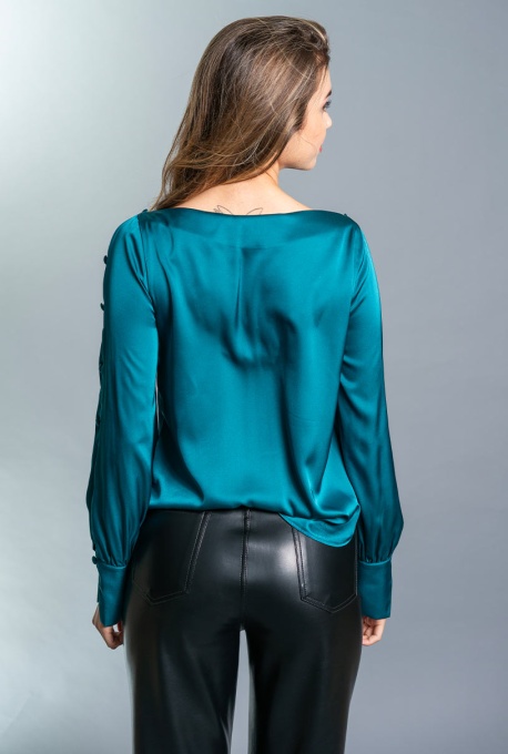 bluza turcoaz hermosa