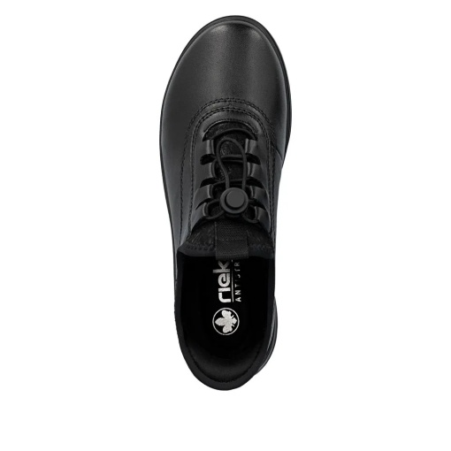 Botine casual din piele naturală Rieker Z0057-00 - Img 4
