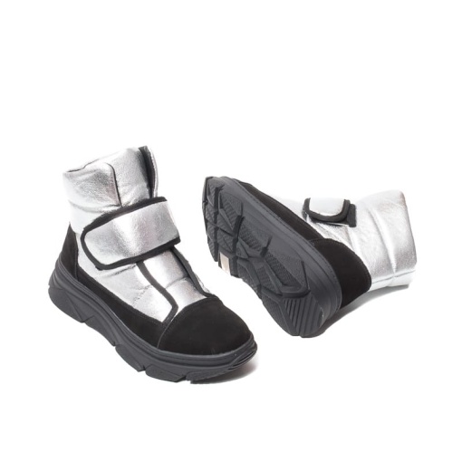 Botine dama casual, piele naturala intoarsa, T29267-1-1 18-Z - Img 4