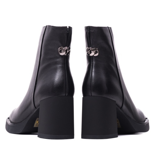 Botine dama din piele naturala, Epica, JYJY70014B 01-N, negru - Img 6