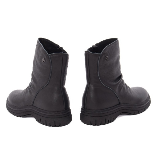 Botine dama din piele naturala, Karisma 1FC90009A 01-N, negru - Img 6