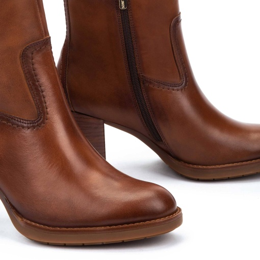 Botine dama din piele naturala, Pikolinos, PALENCIA W9U W9U-8945C1, maro camel - Img 5