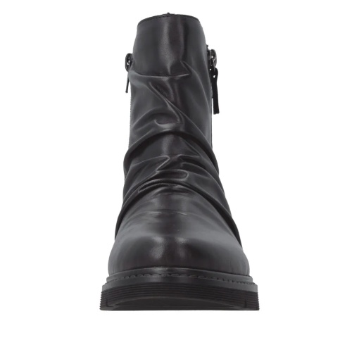 Botine dama din piele naturala, Remonte D3981-00, negru - Img 5