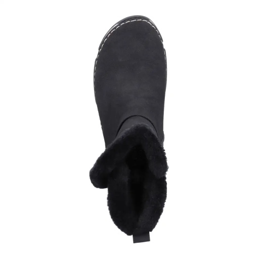 Botine dama Rieker 45966-01, negru - vedere de sus