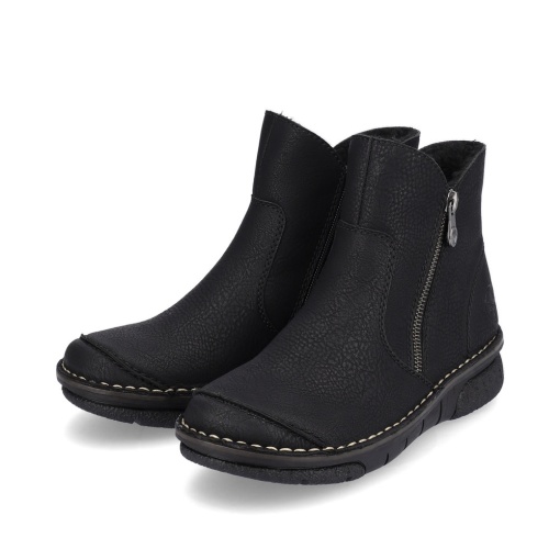 botine cu fermoar lateral si talpa antiderapanta