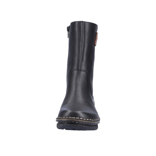Cizme dama, piele naturala, 73350-00, negru - Img 4