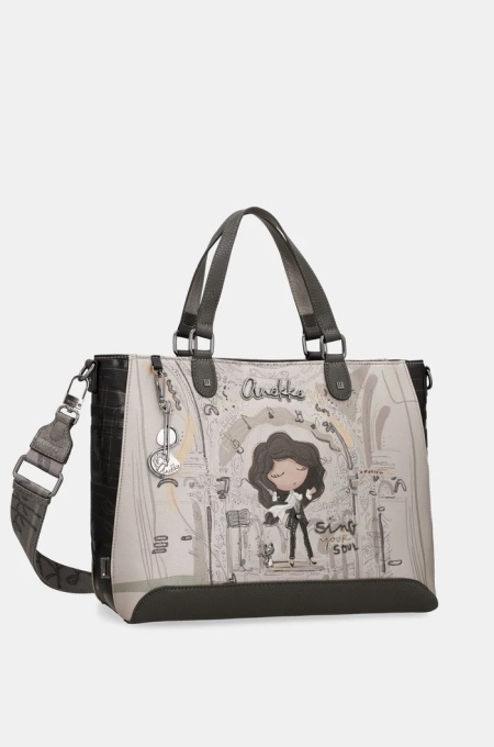 Geanta eleganta SQUARE CROSSBODY ORCHESTRA din piele ecologica, Anekke 43801-447 Multicolor - Img 2
