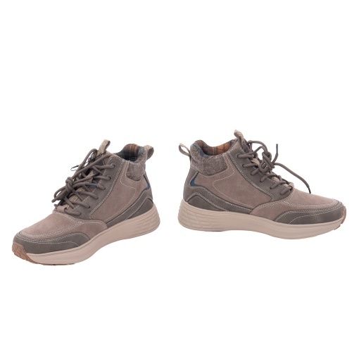 Ghete barbati din piele mix, JEEP JM62040A 029 MIDWAY BOOT, taupe - Img 4
