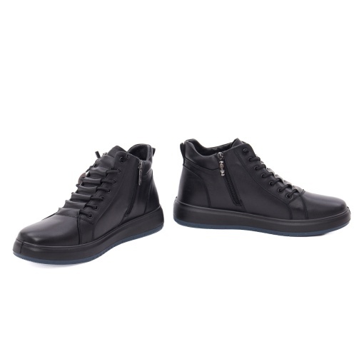 Ghete barbati din piele naturala, Otter 1Z590008A 01-N, negru - Img 3
