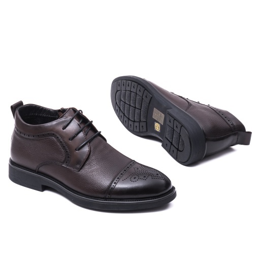 Ghete barbati din piele naturala, Otter, 7FSN70005B C4-N, maro - Img 4