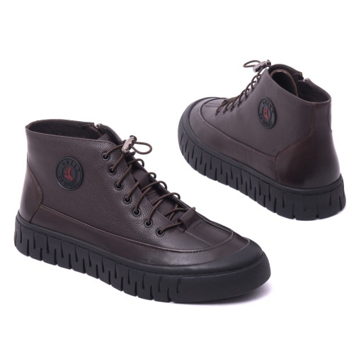 Ghete barbati din piele naturala, Otter, V6V670002B 02-N, maro - Img 3