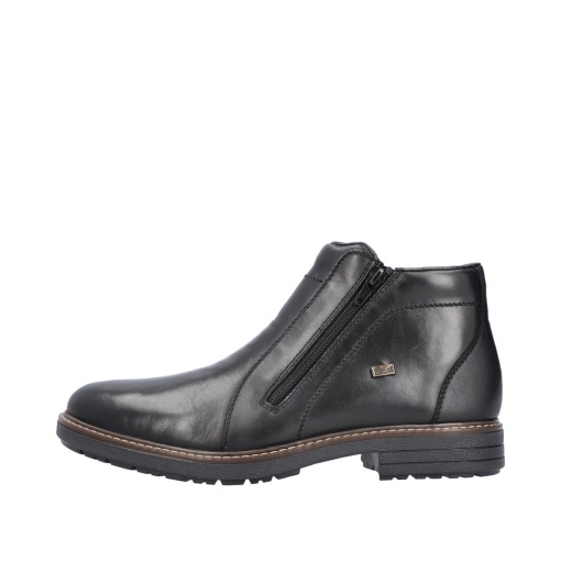 Ghete barbati, piele naturala, 33160-00, negru - Img 6
