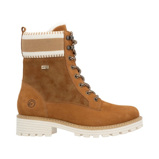 Ghete dama casual, piele naturala nubuc, D0W77-22 - Img 5