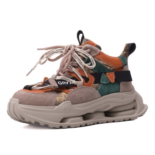 Ghete dama din piele, Gryxx, 3O36889B 97-Z, multicolor