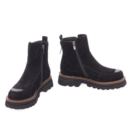 Ghete dama din piele intoarsa, Epica 3A629-M1161B-S10 01-I, negru - Img 3