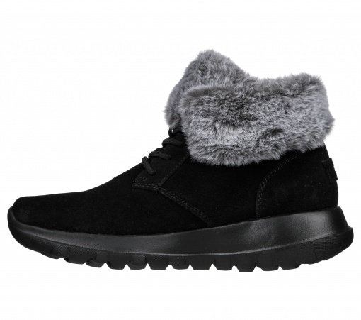 Ghete dama, piele naturala, ON-THE-GO 144042 BKGY, negru - Img 5