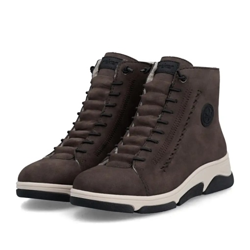 Ghete dama Rieker L5654-25, maro - imagine 4