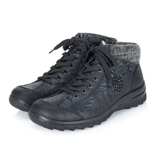 Ghete dama Rieker L7110-01, negru - imagine 4