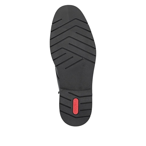 Ghete scurte barbati din piele naturala, Rieker 13902-00, negru - Img 10