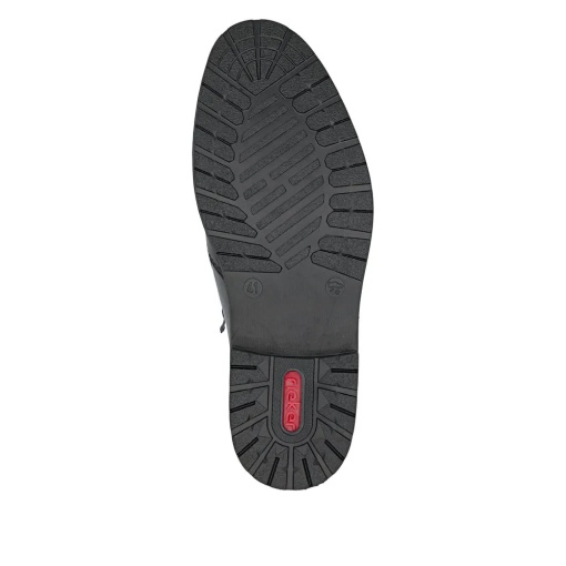 Ghete scurte barbati din piele naturala, Rieker 14656-00, negru - Img 10