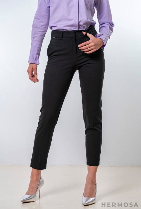 Pantaloni Conici la Dungă Daria - Img 2