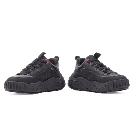 Pantofi barbati casual din piele naturala, Gryxx 1JS90003A 01-N, negru - Img 5