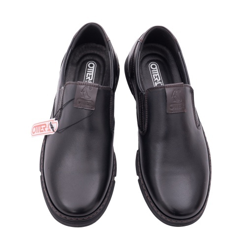 Pantofi barbati casual din piele naturala, Otter, 1DT90002A 01-N, negru - Img 4