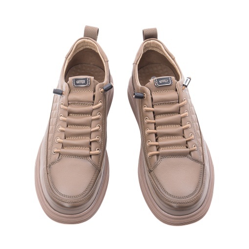 Pantofi barbati casual din piele naturala, Otter 2T6106 B2-N, taupe - Img 5