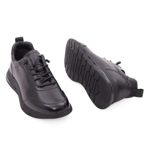 Pantofi barbati casual din piele naturala, Otter 2T8167-1 01-N, negru - Img 3
