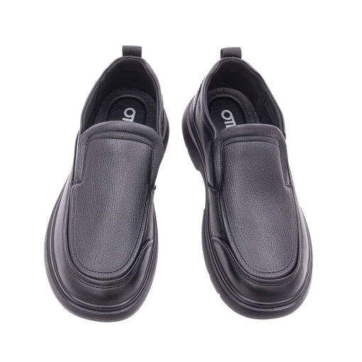 Pantofi barbati casual din piele naturala, Otter 3F5A0307M 01-N, negru - Img 4
