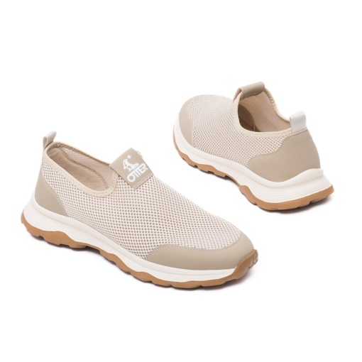 Pantofi barbati casual, textil, V2V260003C-03, bej - Img 3