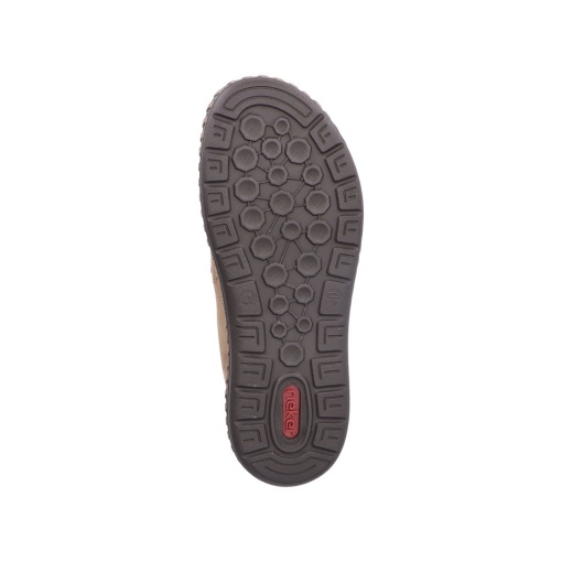 Pantofi barbati din piele naturala nabuc, Rieker, B2460-25, maro - Img 8