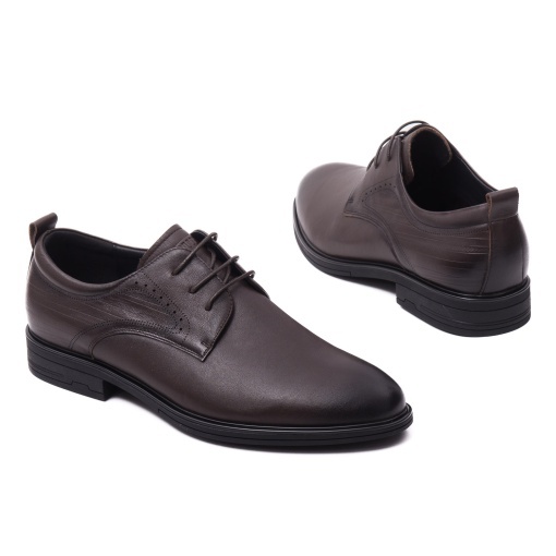 Pantofi barbati din piele naturala, Otter, E6E670004B 02-N, maro - Img 3