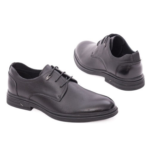 Pantofi barbati eleganti din piele naturala, Otter, 1E690001A 01-N, negru - Img 3