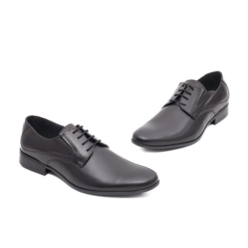 Pantofi barbati eleganti, piele naturala, 690 N, negru - Img 2