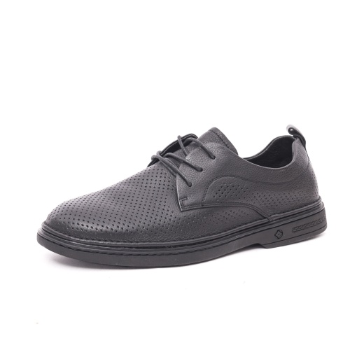 Pantofi bărbați negri din piele naturală Otter 7CCJ60003A 01-N – casual