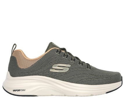 Pantofi barbati sport din material textil, Skechers VAPOR FOAM - VARIEN 232626 OLV, olive - Img 4