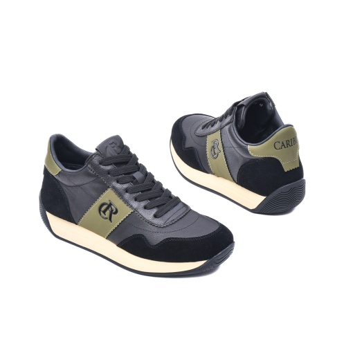 Pantofi barbati tip sneakers 3MKD789802A 01-N, negru - Img 6